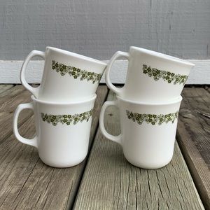 Vintage Pyrex Corelle Spring Blossom Mugs